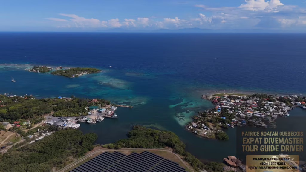 The Highest Point on the Island of Roatan from Pristine Bay (1)